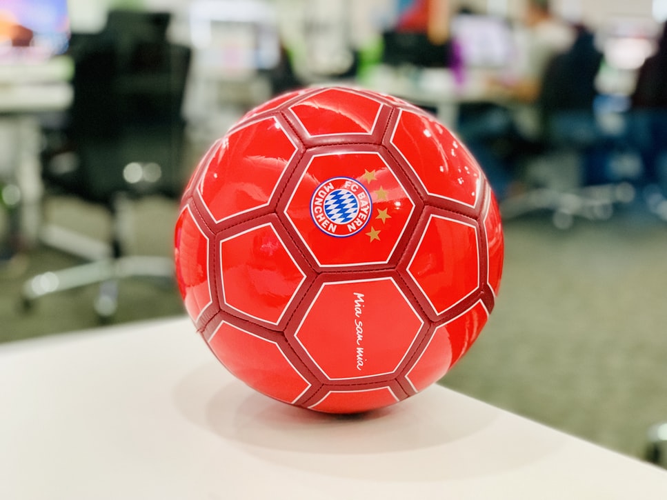 Red Bayern Munich's ball